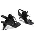 Color Block Lace-Up Sandals